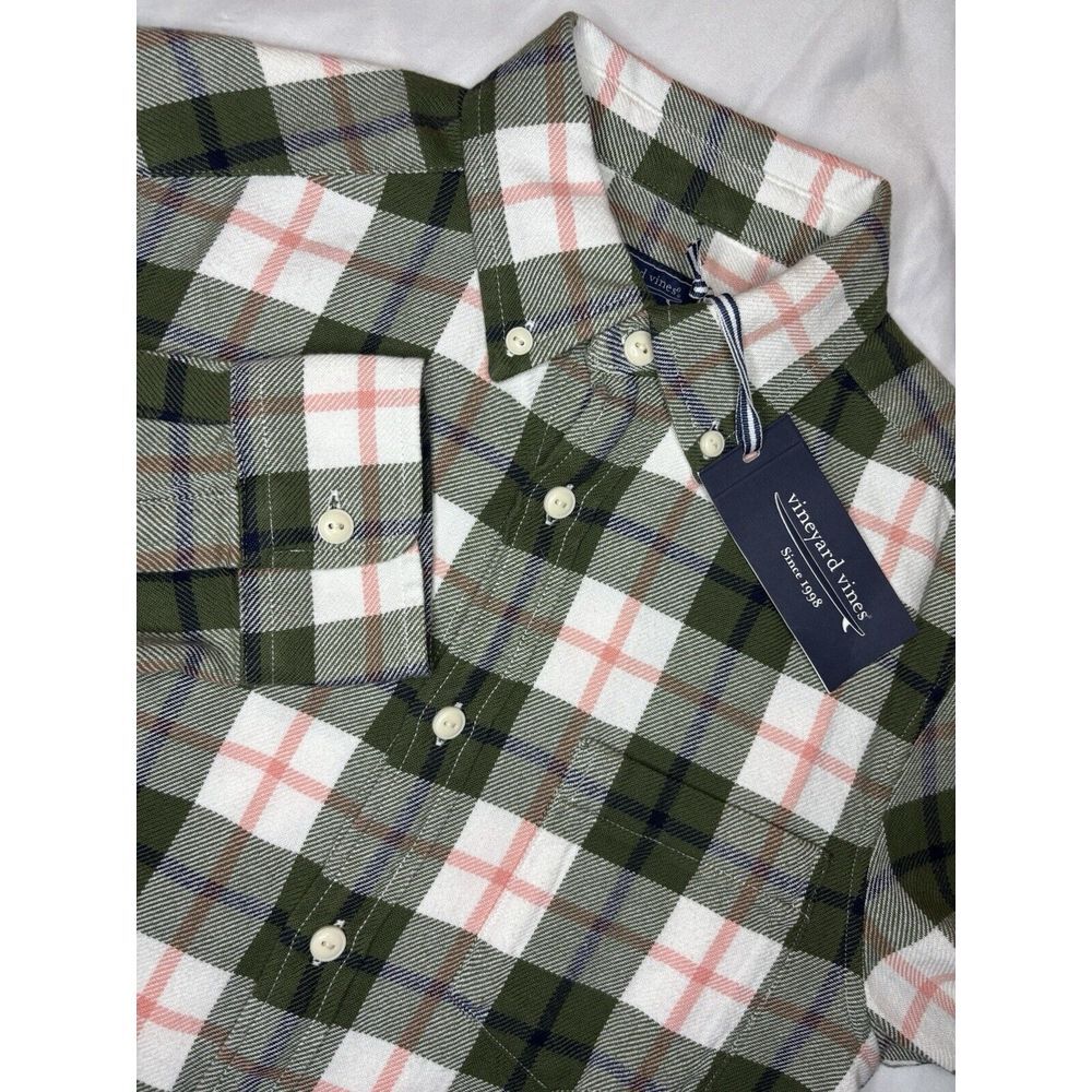 Vineyard Vines Midweight Twill Plaid Classic Fit Button Down Shirt~ XS‎ NWT $128